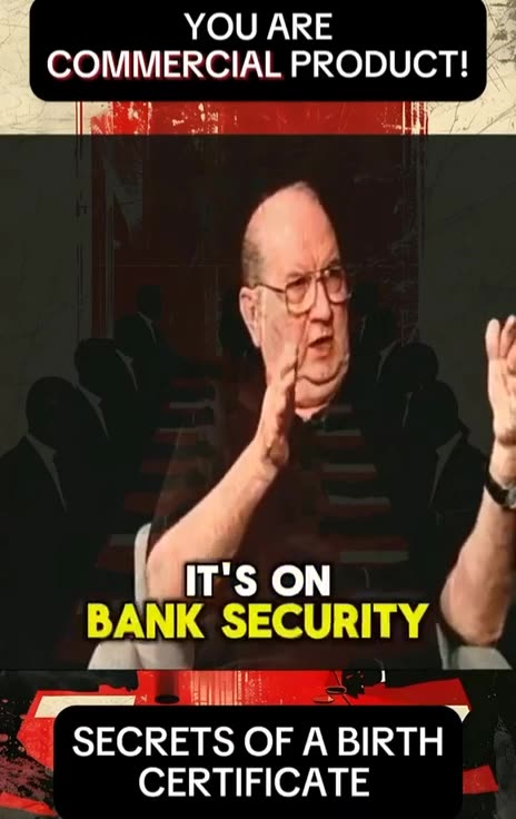 BIRTH CERTIFICATE IS A CONTRACT - REVEALED