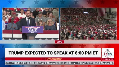 FULL SPEECH: JD Vance speaks at Trump Rally in St. Cloud, Minnesota - 7/27/24