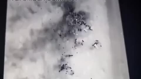 Dropping Bombs on a Dozen Russian Soldiers