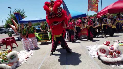 Barongsai berkelahi seru sekali