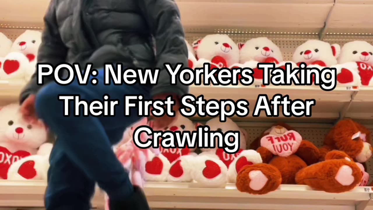 POV: New Yorkers Taking Their First Steps After Crawling