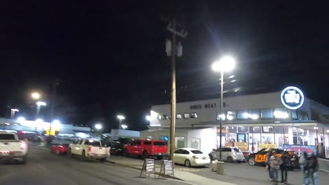 Downtown at Night During the Pendleton Round-up