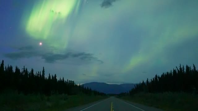 Spectacular Northern Lights Over Northern Canada