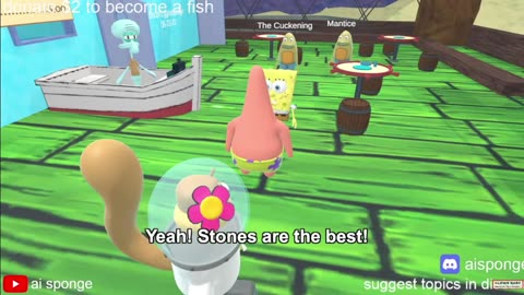 Patrick likes stones. (AI content)