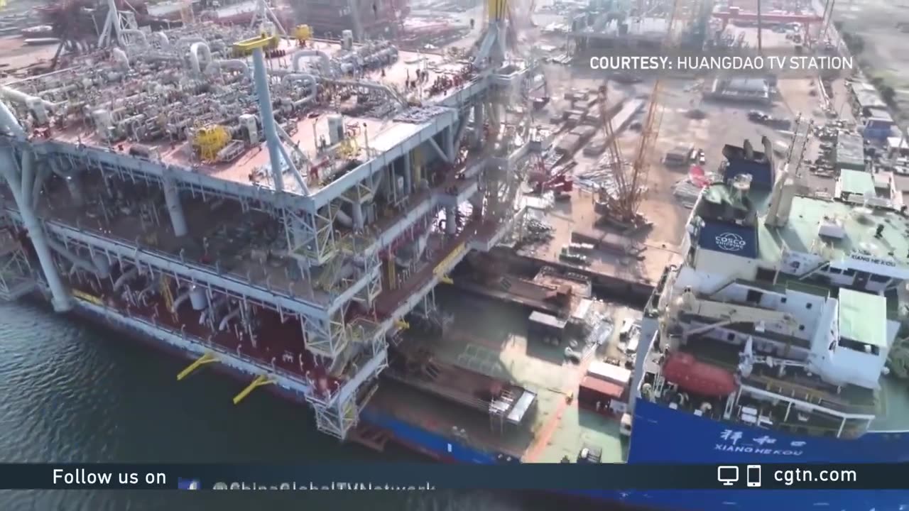 China delivers largest offshore oil and gas platform to Saudi Arabia