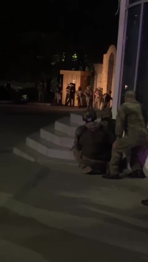 Russian Security Forces Storm the Holy Assumption Cathedral in Makhachkala, Dagestan