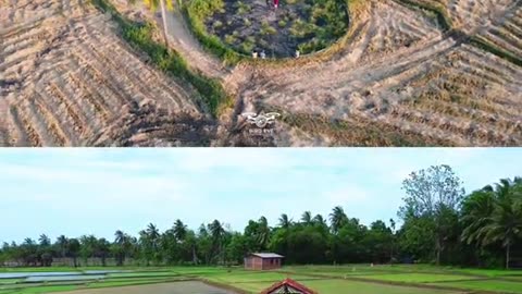 Nowhere as Beautiful as the Village 🥰☘️ | Polonnaruwa’s Natural Charm #DroneFootage