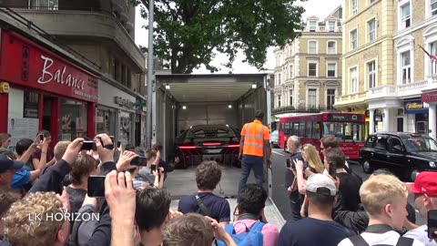 $2.5Million Lamborghini Centenario CAUSES CHAOS in London!