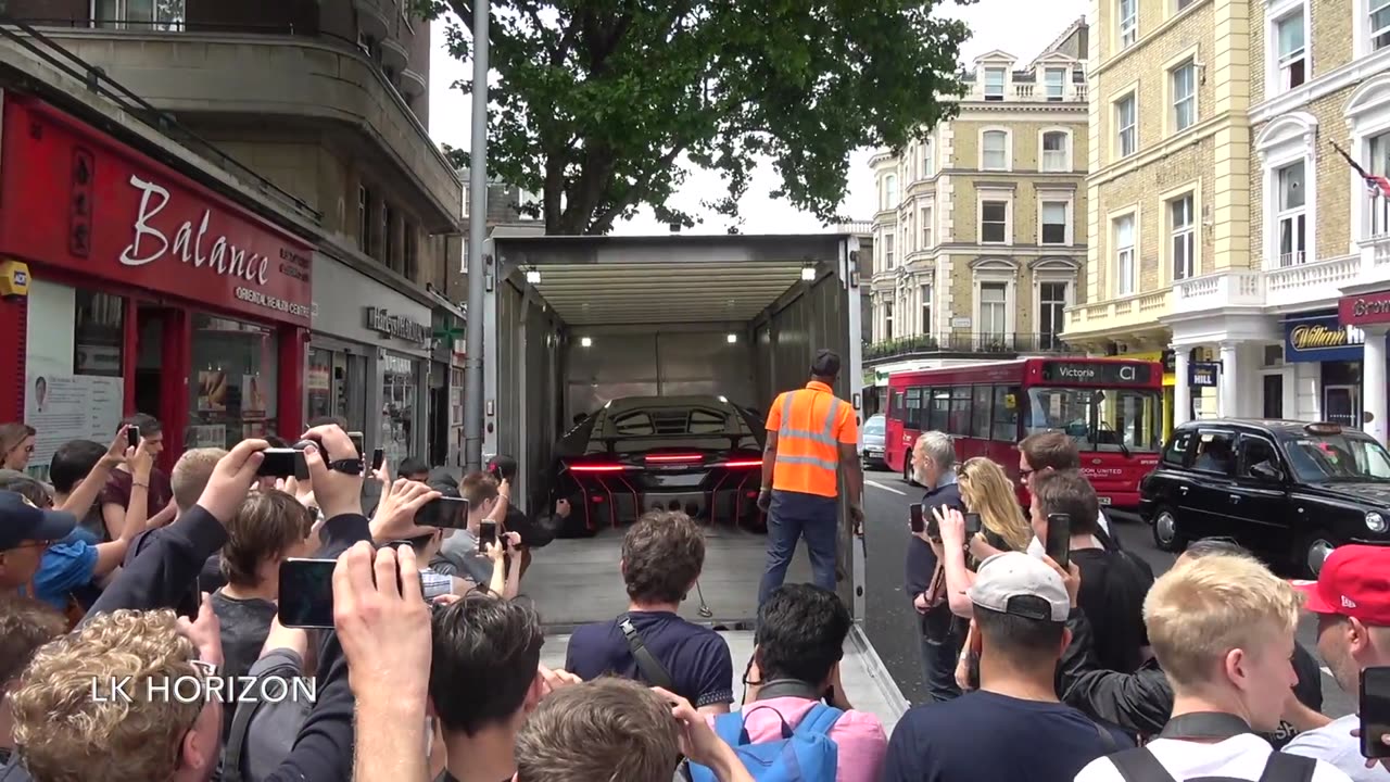 $2.5Million Lamborghini Centenario CAUSES CHAOS in London!