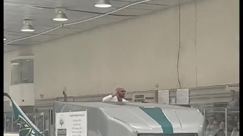 Caught Andrew Tate at his second job ariving a Zamboni