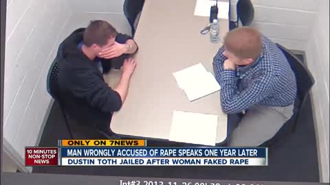 Man wrongly accused of rape speaks out one year later