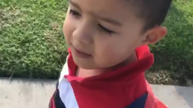 Woke 4-year-old lectures his dad about why he shouldn't be speeding