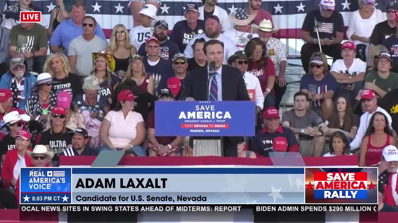 Laxalt: ‘We have one shot to save this great state’