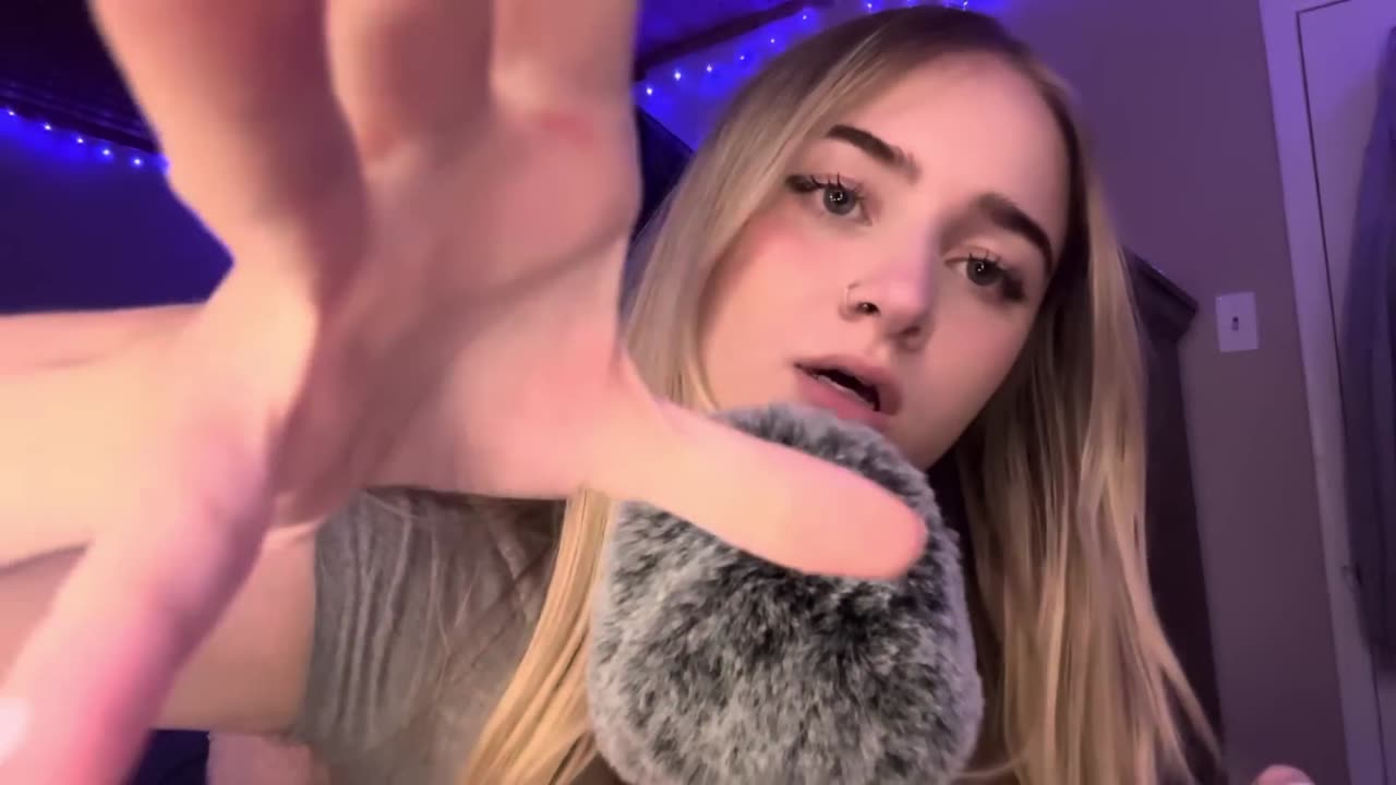 ASMR Dry Mouth Sounds and Hand Movements! (fast and aggressive)