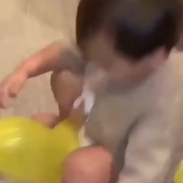 Look what this boy did with a balloon