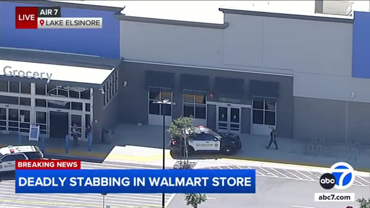 Woman stabbed to death inside Walmart store in Lake Elsinore | WGN News