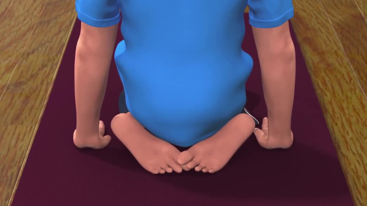 Yoga with guruji _ Vajrasana English