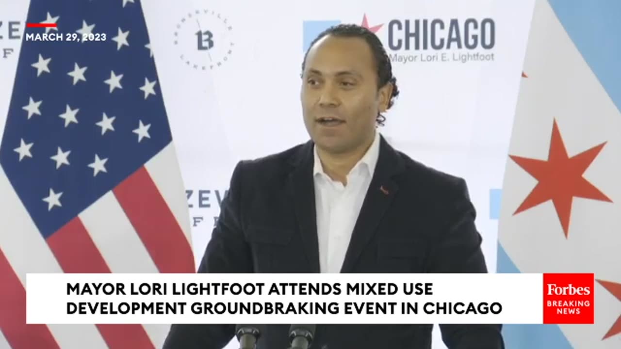 Mayor Lori Lightfoot Delivers Remarks From New Chicago Developments Groundbreaking Event