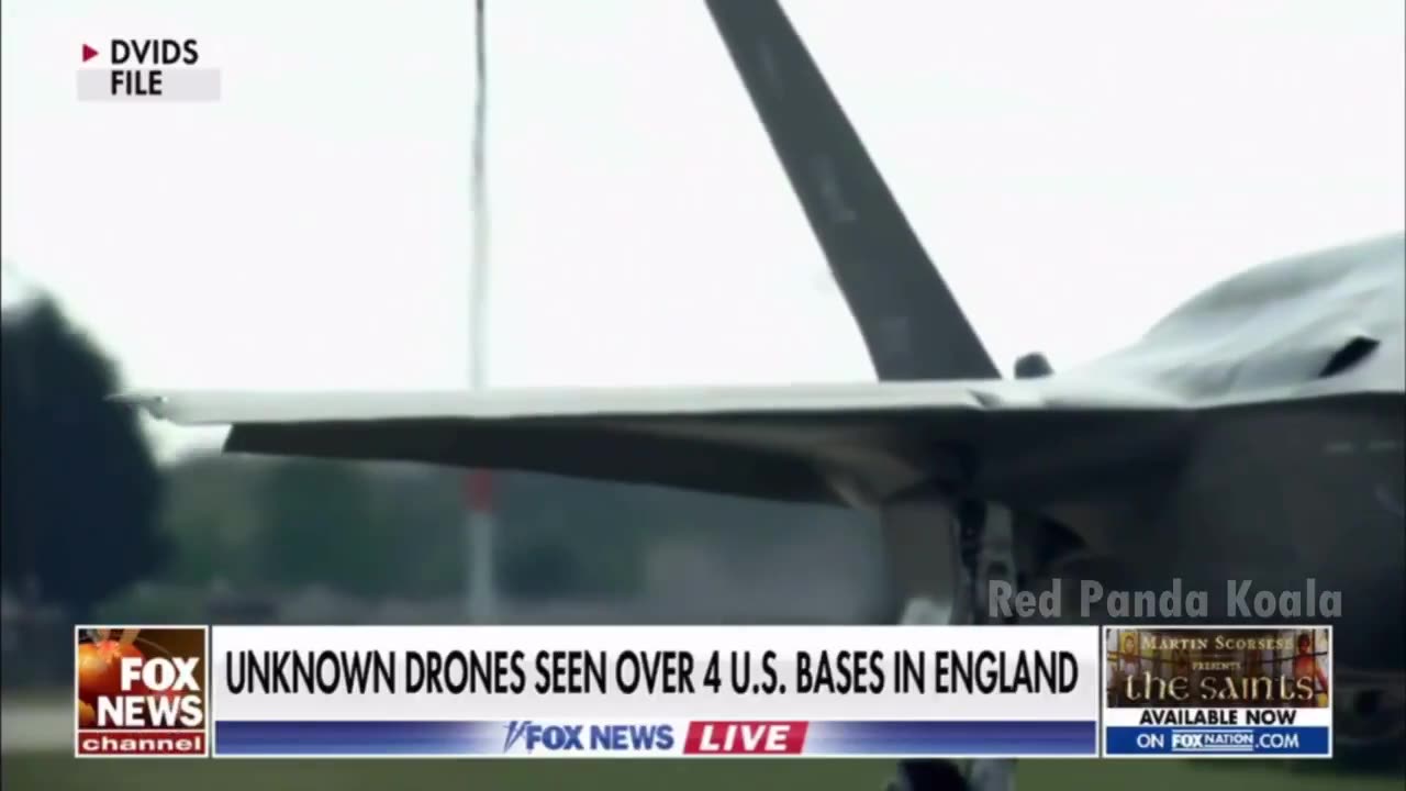 Drone incursions continue at US UK military bases. The source of these drones remains unidentified.