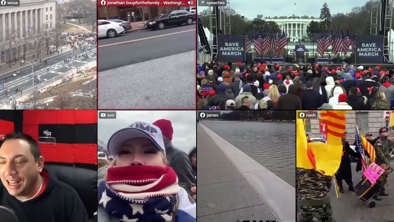 Portland Andy's J6 Coverage January 6 Washington D.C. Pt. 1