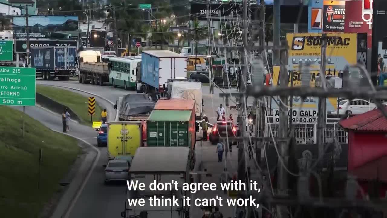 Brazil Truckers Block Roads to Protest Bolsonaro Election Loss