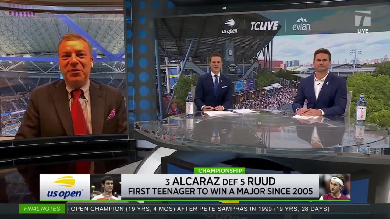 Tennis Channel Live: Carlos Alcaraz Wins 2022 US Open