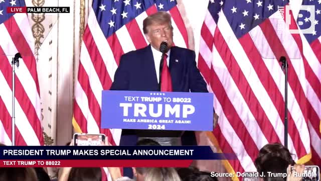 Trump: "I Am Tonight Announcing My Candidacy for President of the United States"