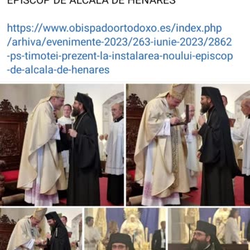 Ereticul Ecumenist Timotei al Spaniei si Portugaliei la "slujba" VATICANISTA=RUGACIUNE COMUNA, DAR
