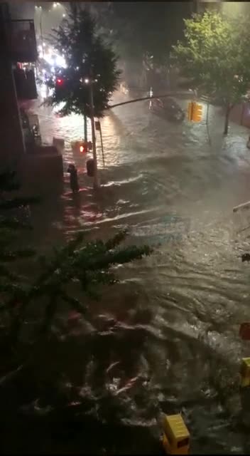 Floodings caused by the ongoing Hurricane
