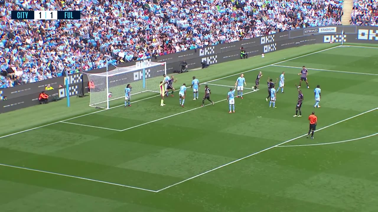 EXTENDED HIGHLIGHTS Man City 5-1 Fulham Haaland nets 7th City hattrick