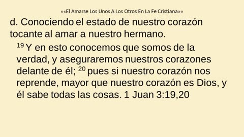 El Amarse Los Unos A Los Otros En La Fe Cristiana