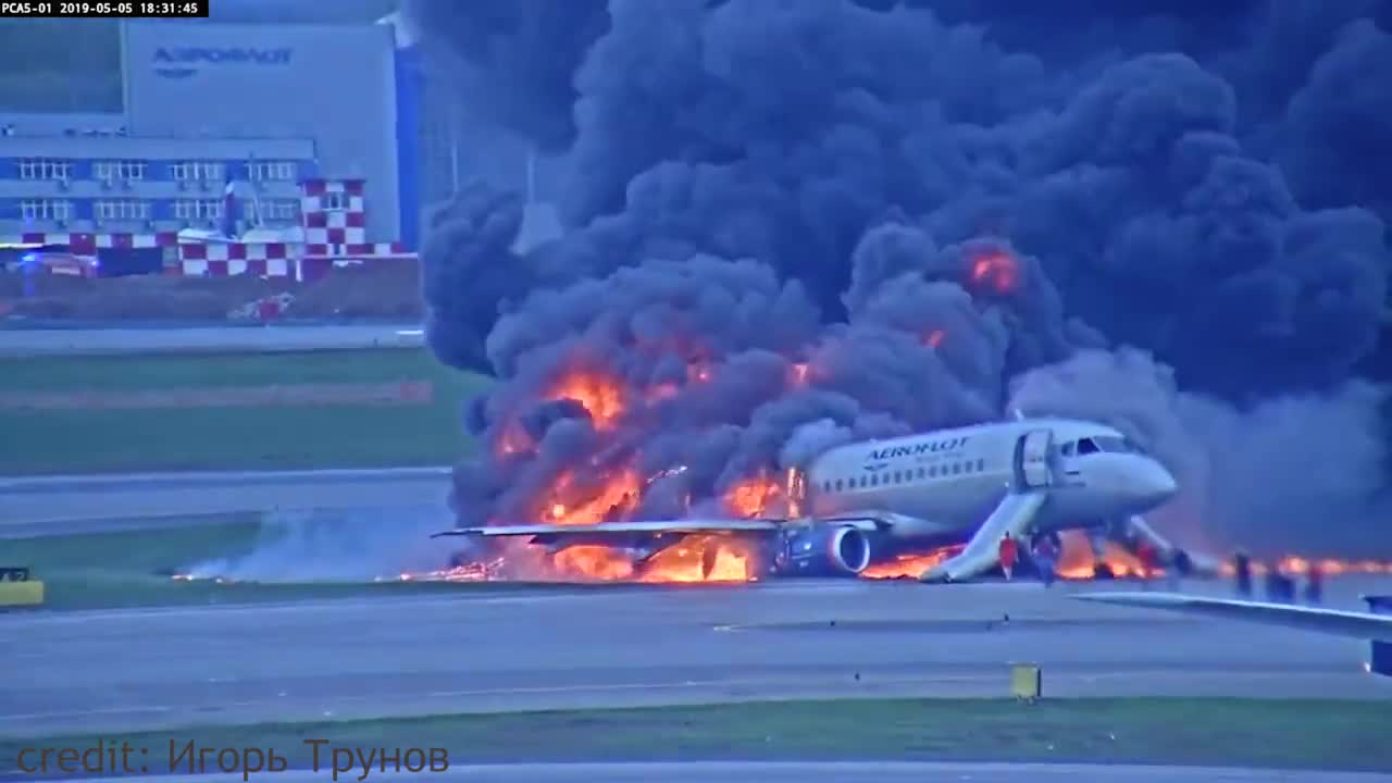 Aeroflot Russian airplane Crash