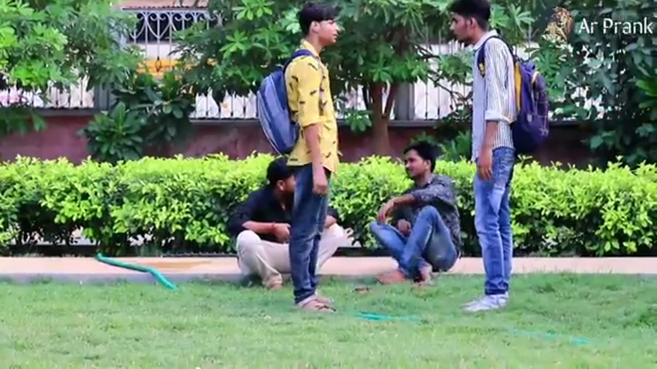 fake gun prank by indian boys