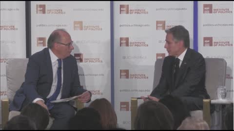 Blinken's conversation with David Axelrod - University of Chicago’s Institute of Politics