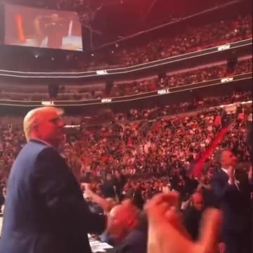 UFC 287 crowd in Miami chants ‘USA, USA, USA’ after Trump makes surprise appearance