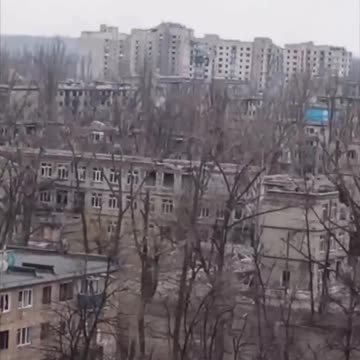 Avdeevka. Russian terrorists completely destroyed the once peaceful, cozy city.