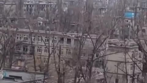 Avdeevka. Russian terrorists completely destroyed the once peaceful, cozy city.