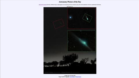 2023 January 31 triple view of comet ztf