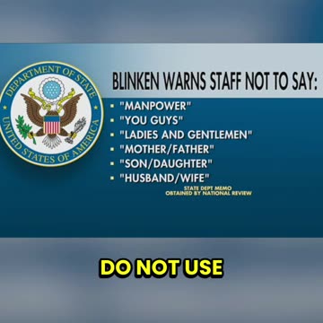 Our Secretary of State is very busy! Dealing with pronouns