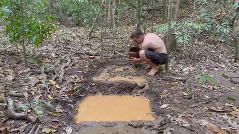 Primitive Technology: Purifying Clay By Sedimentation and Making Pots