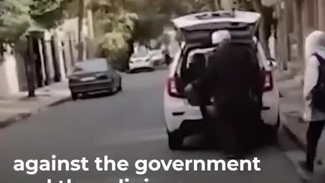 Protesters knock turbans off clerics’ heads in Iran