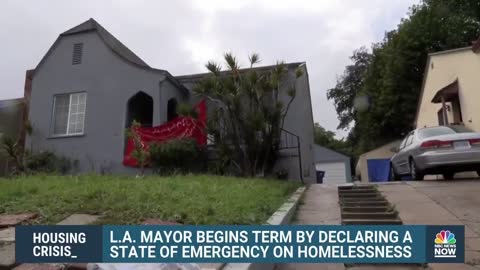 L.A. MAYOR BEGINS TERM BY DECLARING A STATE OF EMERGENCY ON HOMELESSNESS