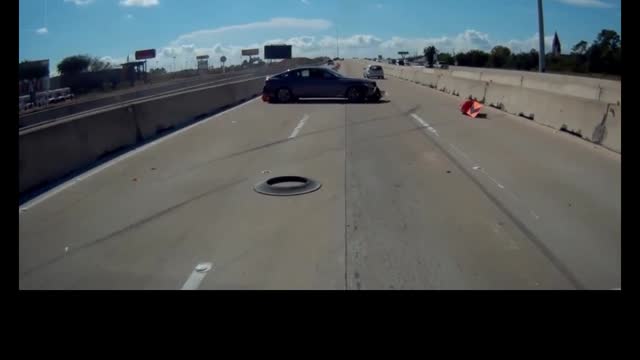 Insane car crash caught on Dashcam