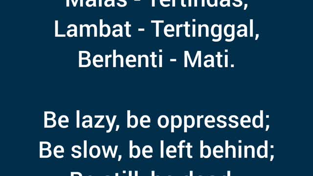 When you feel you can no longer fight. Ketika diri merasa tak mampu berjuang lagi.