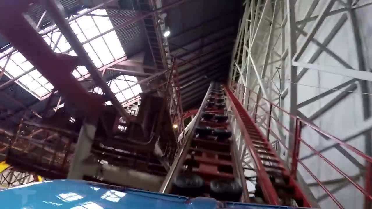 Mindbender front seat on-ride HD POV Galaxyland Amusement Park