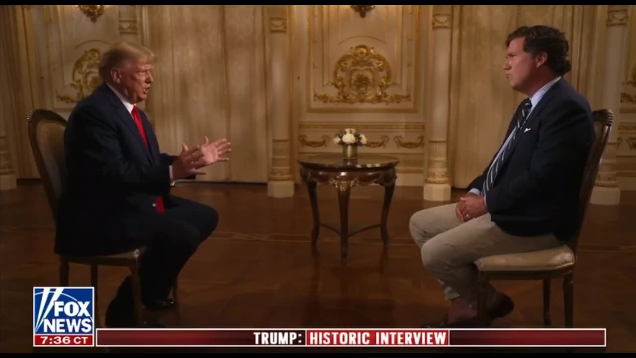 POTUS 45 DJ TRUMP ON TUCKER CARLSON