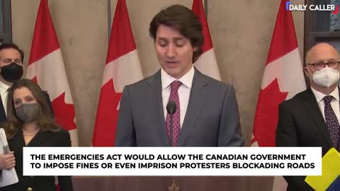 Trudeau Is Asked If He Is Taking A Step Too Far Enforcing The Emergencies Act