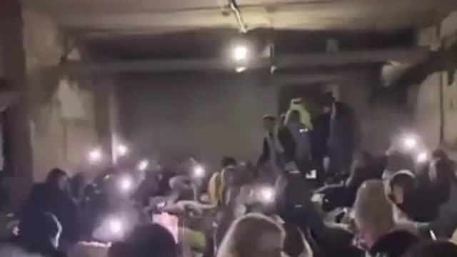 Ukrainians Singing In A Bomb Shelter