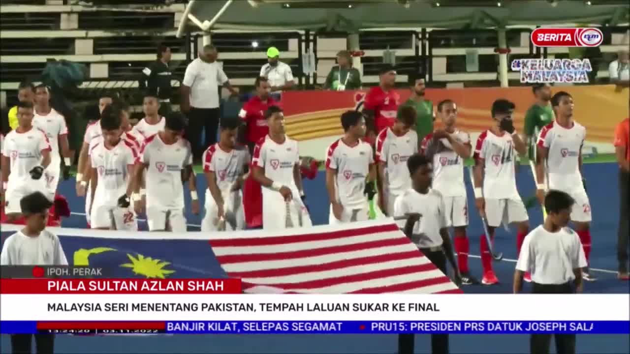 3 NOVEMBER 2022 BERITA TGH HARI – MALAYSIA SERI MENENTANG PAKISTAN, TEMPAH LALUAN SUKAR KE FINAL