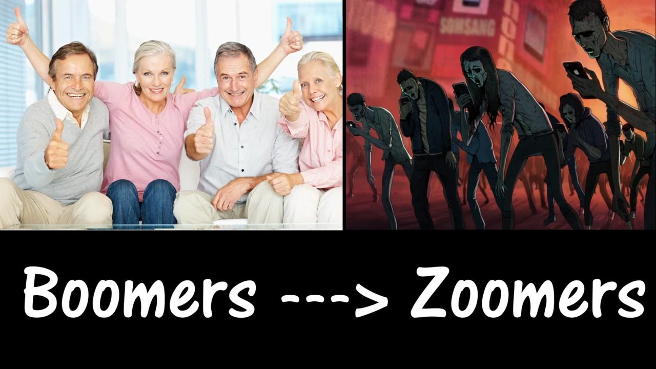 Boomers, Gen-X, Millennials, Zoomers